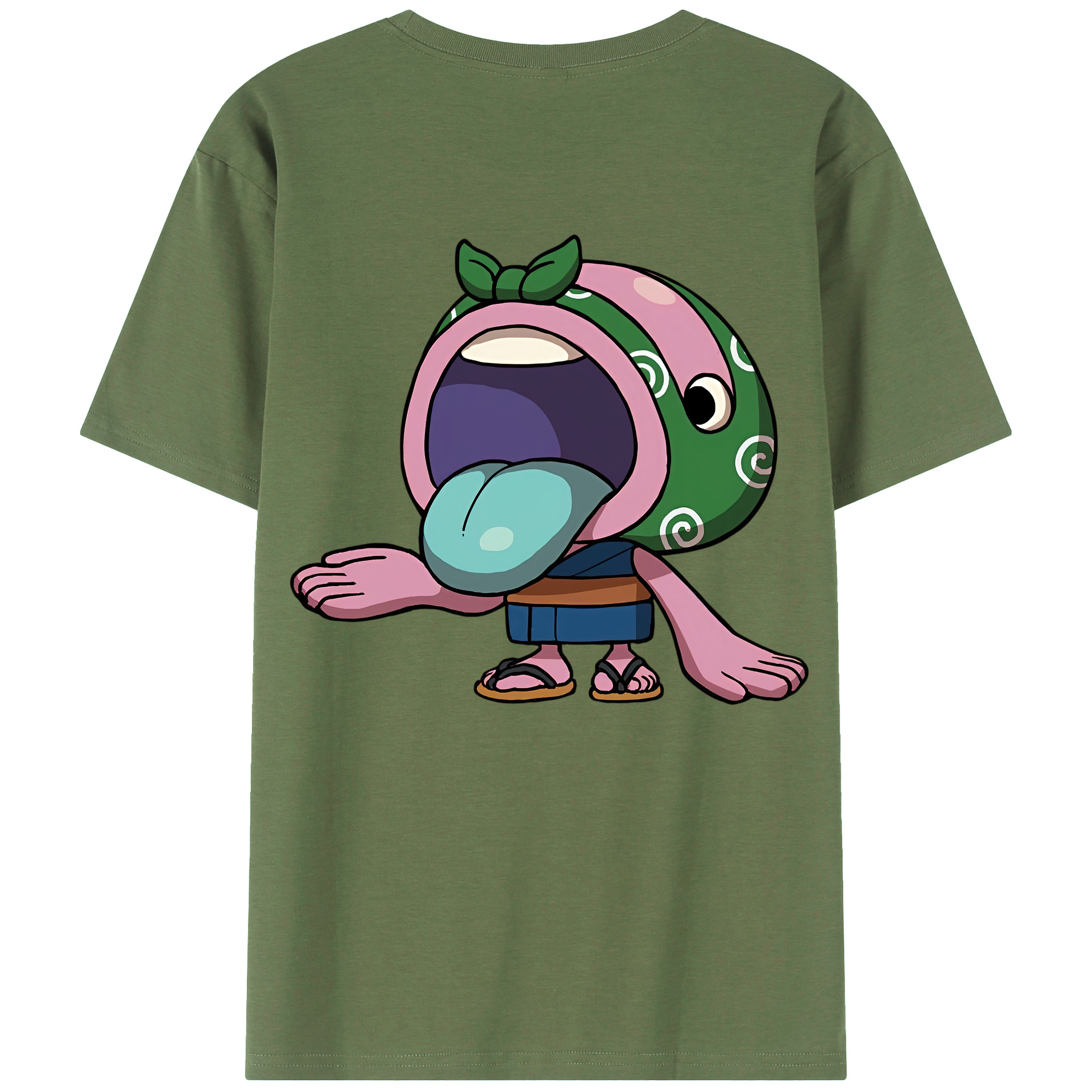 （画像用） 妖怪ウォッチ Yo-kai Watch 綿100％ メンズ半袖Tシャツ（バックプリント） 通気性